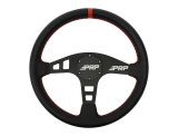 PRP Flat Leather Steering Wheel - Red thumbnail 1