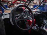 PRP Flat Leather Steering Wheel - Red thumbnail 6