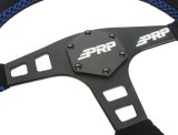 PRP Flat Suede Steering Wheel - Blue thumbnail 6