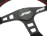 PRP Flat Suede Steering Wheel - Red thumbnail 7