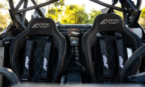 PRP Contour Suspension Seat - Black & Gray thumbnail 2