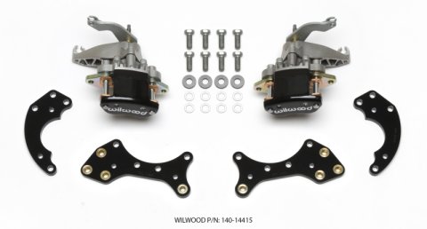 Wilwood P/S Retrofit Kit w/MC4 P-Brake Forged Dynalite Pro Street 12.19in Rear Kits thumbnail 1