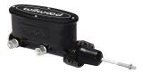 Wilwood High Volume Tandem Master Cylinder - 15/16in Bore Black-W/Pushrod thumbnail 1