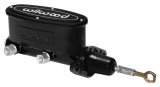 Wilwood High Volume Tandem M/C - 15/16in Bore Black-W/Pushrod - Early Mustang thumbnail 1