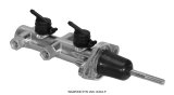 Wilwood Tandem Remote Master Cylinder - 15/16in Bore Ball Burnished thumbnail 2