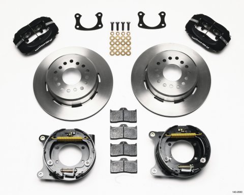 Wilwood Forged Dynalite P/S Park Brake Kit New Big Ford 2.50in offset Staggered Shock