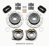 Wilwood Forged Dynalite P/S Park Brake Kit Drilled 12 Bolt 2.75in offset Staggered Shock thumbnail 1