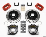 Wilwood Forged Dynalite P/S Park Brake Kit Drill-Red Small Ford 2.50in Offset thumbnail 1