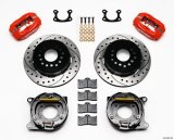 Wilwood Forged Dynalite P/S Park Brake Kit Drill-Red Small Ford 2.50in Offset thumbnail 2
