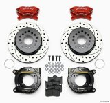 Wilwood Forged Dynalite P/S P-B Kit Drilled-Red Chevy 12 Bolt w/ C-Clips thumbnail 1