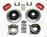 Wilwood Forged Dynalite P/S Park Brake Kit Drilled Red BOP Axle 2.75in Bearing 2.75 Offset thumbnail 1