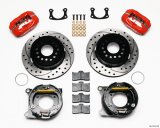 Wilwood Forged Dynalite P/S Park Brake Kit Drilled Red BOP Axle 2.75in Bearing 2.75 Offset thumbnail 2