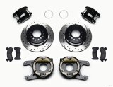Wilwood D154 P/S Park Brake Kit Drilled Chevy 12 Bolt 2.75in Off w/ C-Clips thumbnail 1