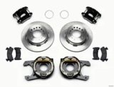 Wilwood D154 P/S Park Brake Kit Drilled Chevy 12 Bolt 2.75in Off w/ C-Clips thumbnail 2