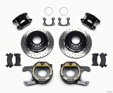 Wilwood D154 P/S Park Brake Kit Drilled Small Ford 2.50in Offset thumbnail 1