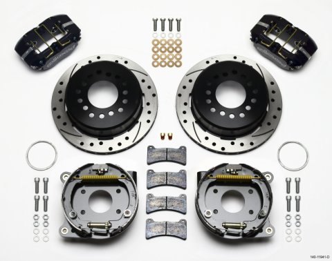 Wilwood Dynapro Low-Profile 11.00in P-Brake Kit Drilled AMC 71-74 2.60in Offset