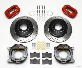 Wilwood Forged Dynalite P/S Park Brake Kit Drill-Red Impala 59-64 / Corvette 57-62 thumbnail 1