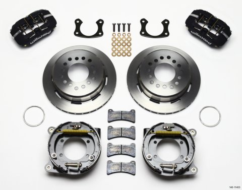 Wilwood Dynapro Low-Profile 11.00in P-Brake Kit Small Ford 2.50in Offset thumbnail 1