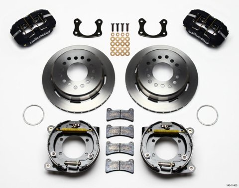 Wilwood Dynapro Low-Profile 11.00in P-Brake Kit Small Ford 2.50in Offset thumbnail 2