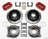 Wilwood Dynapro Low-Profile 11.00in P-Brake Kit Drill-Red Chevy 12 Bolt Spcl 2.81in Offset thumbnail 1