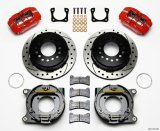 Wilwood Dynapro Low-Profile 11.00in P-Brake Kit Drill-Red Chevy 12 Bolt Spcl 2.81in Offset thumbnail 2