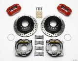 Wilwood Dynapro Low-Profile 11.00in P-Brake Kit Drill-Red Chevy 12 Bolt 2.75in Off w/ C-Clips thumbnail 1