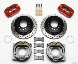 Wilwood Dynapro Low-Profile 11.00in P-Brake Kit Drill-Red Ford 8.8 w/2.50in Offset-5 Lug thumbnail 1