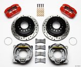 Wilwood Dynapro Low-Profile 11.00in P-Brake Kit Drill-Red Ford 8.8 w/2.50in Offset-5 Lug thumbnail 2