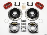 Wilwood Dynapro Low-Profile 11.00in P-Brake Kit Drill-Red New Big Ford 2.50in Offset thumbnail 1