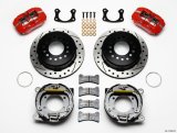 Wilwood Dynapro Low-Profile 11.00in P-Brake Kit Drill-Red New Big Ford 2.50in Offset thumbnail 2