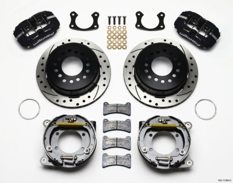 Wilwood Dynapro Low-Profile 11.00in P-Brake Kit Drilled New Big Ford 2.50in Offset thumbnail 1