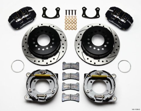 Wilwood Dynapro Low-Profile 11.00in P-Brake Kit Drilled New Big Ford 2.50in Offset thumbnail 2