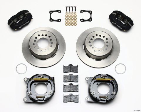 Wilwood Forged Dynalite P/S Park Brake Kit Chevy 12 Bolt-Spec 3.15in Bearing Staggered mt