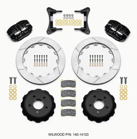 Wilwood Dynapro Radial Front Drag Kit 12.88 Vented 15-23 Mustang