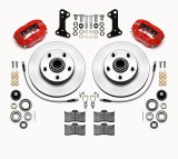 Wilwood Forged Dynalite-M Front Kit 11.00in 1 PC Rotor&Hub Red 67-69 Camaro 64-72 Nova Chevelle thumbnail 2