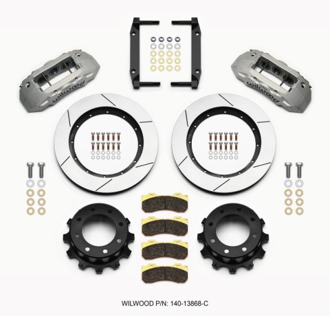 Wilwood TX6R Rear Kit 15.50in Clear Ano 2005-2012 Ford F250/F350 4WD