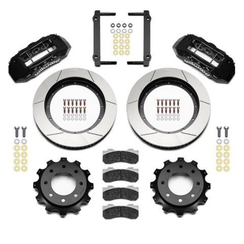 Wilwood TX6R Rear Kit 16.00in Black 1999-2010 GM H2 / 2500 4.63 Cntr thumbnail 3