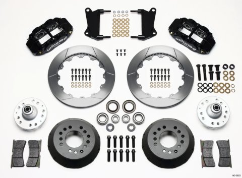 Wilwood Narrow Superlite 6R Front Hub Kit 12.88in 67-69 Camaro 64-72 Nova Chevelle thumbnail 1