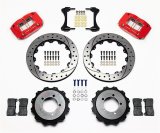 Wilwood Dynapro Radial Rear Kit 13.00in Drilled Red Mitsubishi EVO VIII thumbnail 3
