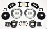 Wilwood Narrow Superlite 4R Rear P-Brk Kit 12.88in Drilled Red 58-64 Olds/Pontiac Ends 2.81in Offset thumbnail 2