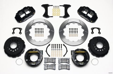 Wilwood Narrow Superlite 4R Rear P-Brk Kit 12.88in Big Ford New Style 2.36in Offset thumbnail 1