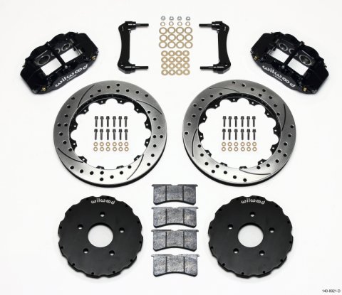 Wilwood Narrow Superlite 6R Front Hat Kit 13.06in Drilled 2005-up Corvette C6 thumbnail 1