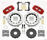 Wilwood AERO6 Front Hat Kit 14.00 Drilled Red 2005-2014 Mustang w/ BMR Suspn. w/Lines thumbnail 3