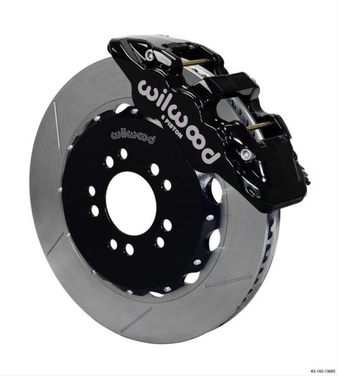 Wilwood AERO6 Front Hat Kit 14.00 2005-2014 Mustang w/ BMR Suspn. w/Lines thumbnail 3