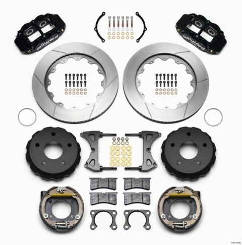 Wilwood Narrow Superlite 4R Rear P-Brk Kit 14.00in Big Ford 2.36in Off Bronco 5 x 5.50