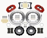 Wilwood Narrow Superlite 6R Front Hat Kit 14.00in Red 2008-up Hyundai Genesis Coupe w/Lines thumbnail 4