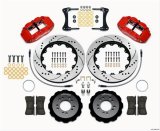 Wilwood Narrow Superlite 6R Front Hat Kit 14.00in Drilled Red 2008-up Hyundai Genesis Coupe w/Lines thumbnail 3