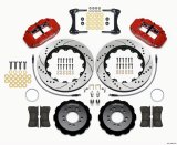 Wilwood Narrow Superlite 6R Front Hat Kit 14.00in Drilled Red 2008-up Hyundai Genesis Coupe w/Lines thumbnail 4