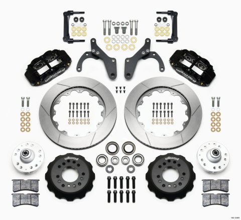Wilwood Narrow Superlite 6R Front Hub Kit 14.00in 59-64 Chevy Impala / 63-64 Corvette