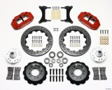 Wilwood Narrow Superlite 6R Front Hub Kit 12.88in Drill Red 79-87 GM G Body thumbnail 2